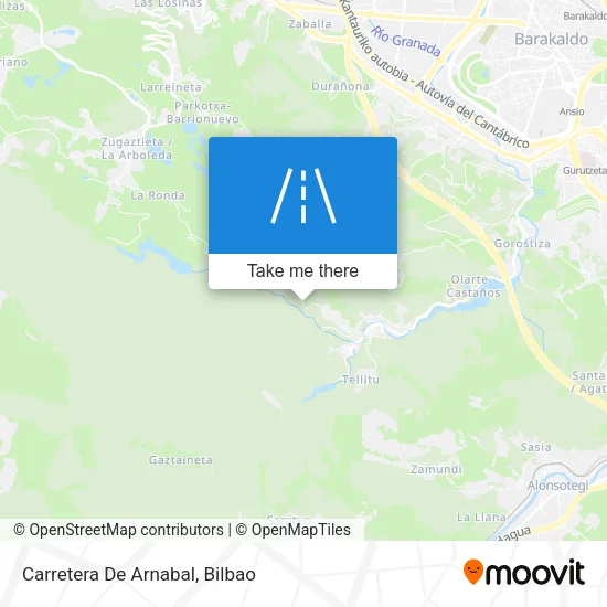 Carretera De Arnabal map