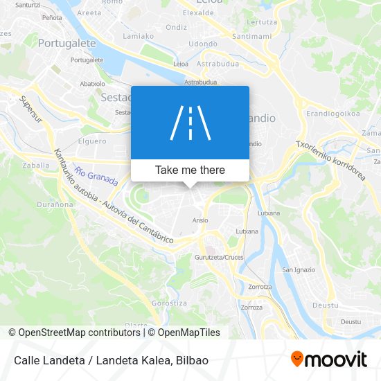 Calle Landeta / Landeta Kalea map
