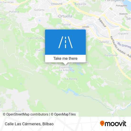 Calle Las Cármenes map