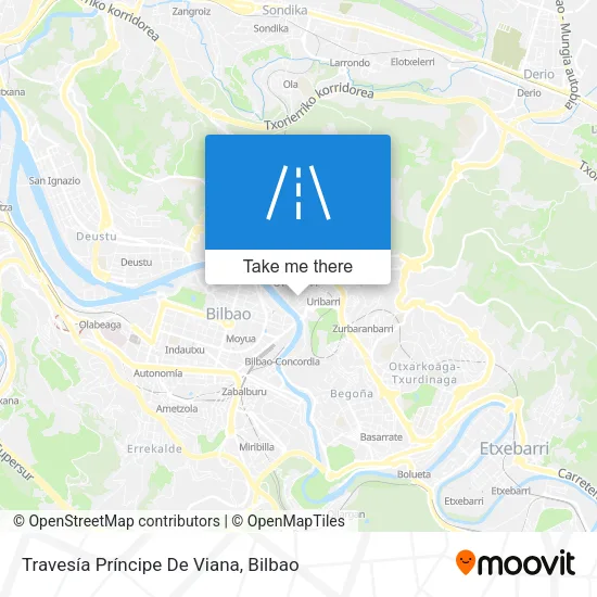 Travesía Príncipe De Viana map