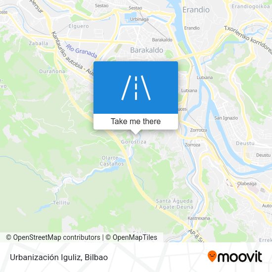 Urbanización Iguliz map