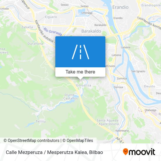 Calle Mezperuza / Mesperutza Kalea map