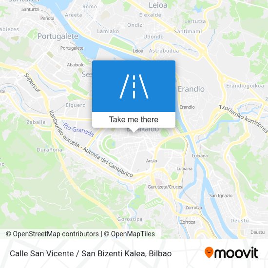 Calle San Vicente / San Bizenti Kalea map