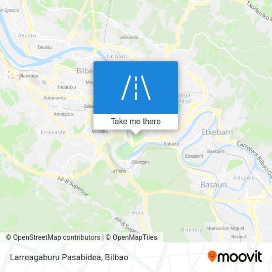 Larreagaburu Pasabidea map