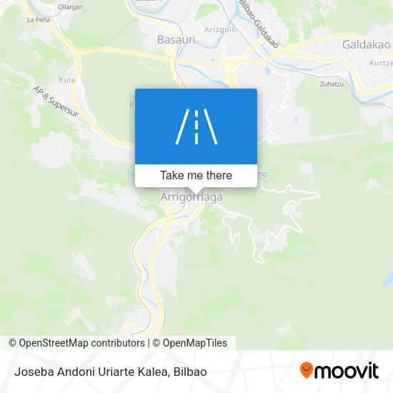 Joseba Andoni Uriarte Kalea map