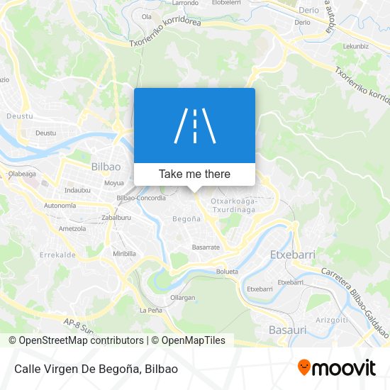 Calle Virgen De Begoña map