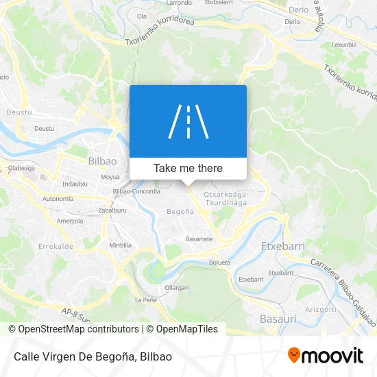 Calle Virgen De Begoña map