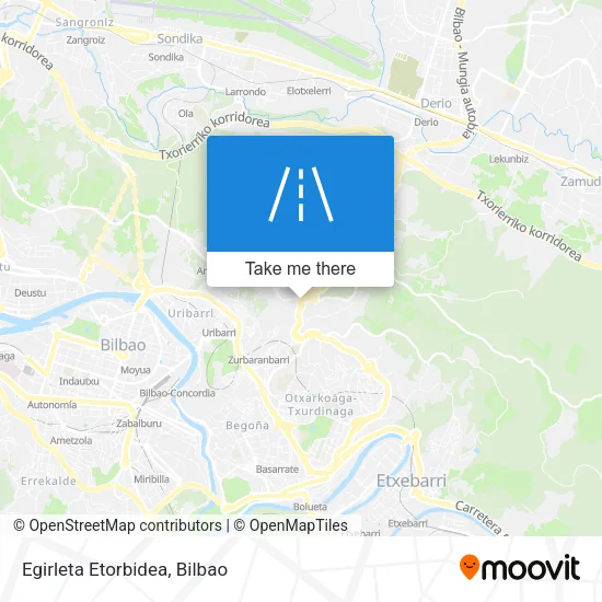Egirleta Etorbidea map