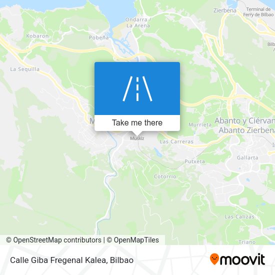 Calle Giba Fregenal Kalea map