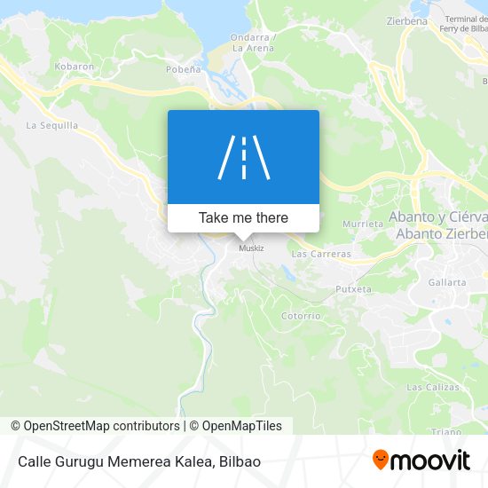 Calle Gurugu Memerea Kalea map