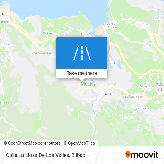 Calle La Llosa De Los Valles map