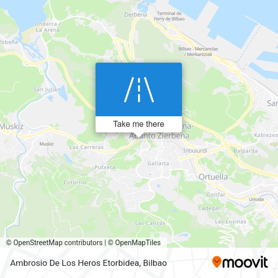 Ambrosio De Los Heros Etorbidea map