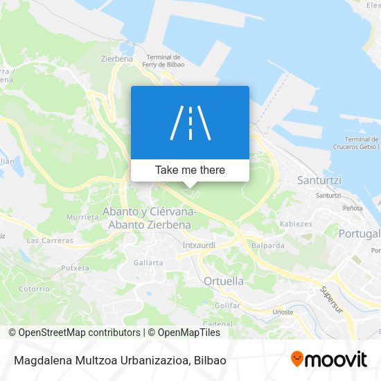 Magdalena Multzoa Urbanizazioa map