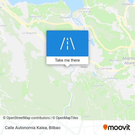 Calle Autonomía Kalea map