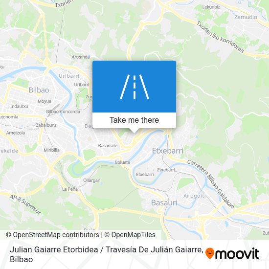Julian Gaiarre Etorbidea / Travesía De Julián Gaiarre map