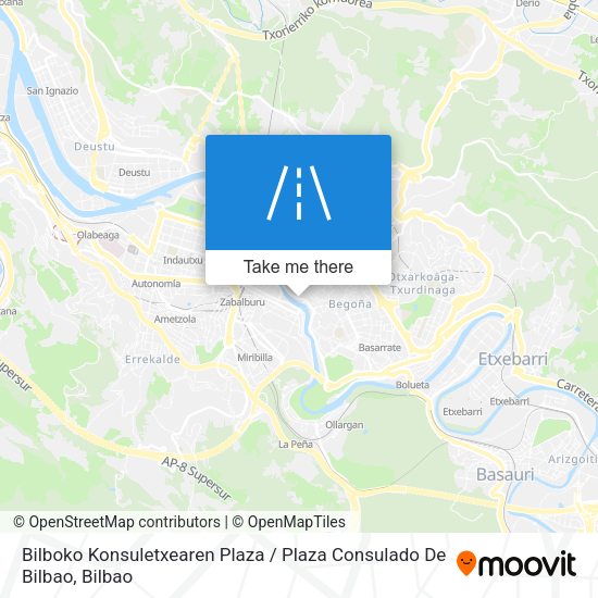 Bilboko Konsuletxearen Plaza / Plaza Consulado De Bilbao map