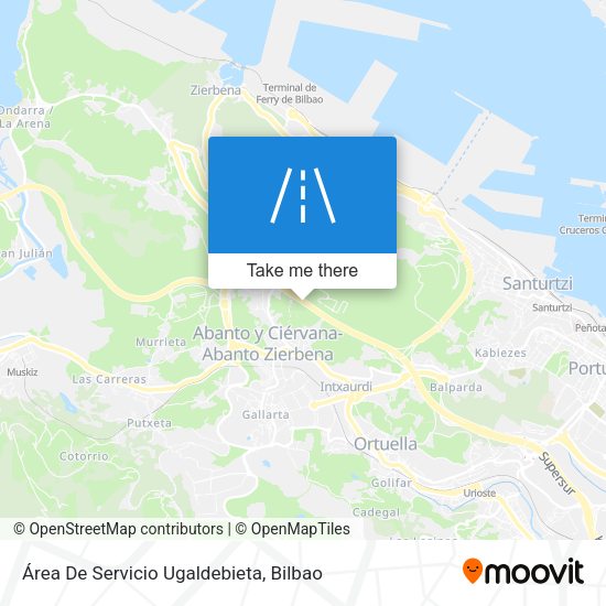 Área De Servicio Ugaldebieta map