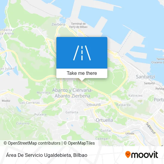 Área De Servicio Ugaldebieta map