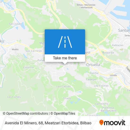 Avenida El Minero, 68, Meatzari Etorbidea map