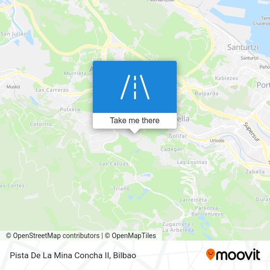 Pista De La Mina Concha II map
