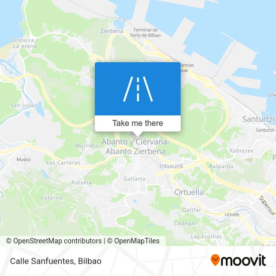 Calle Sanfuentes map
