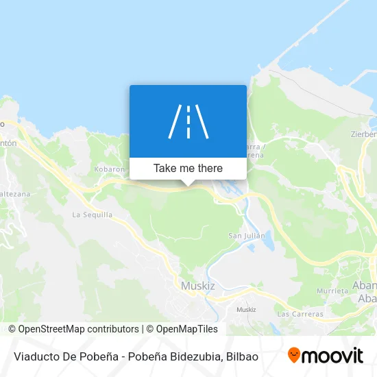 Viaducto De Pobeña - Pobeña Bidezubia map