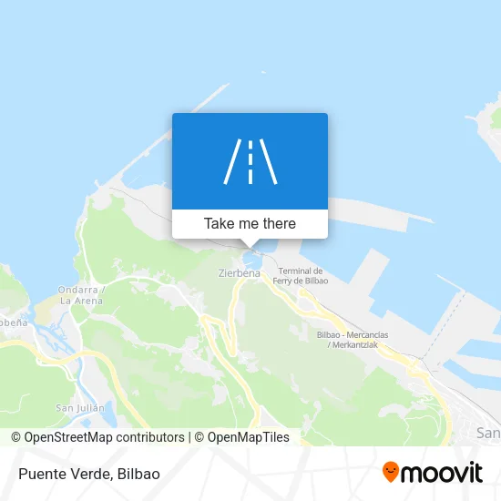 Puente Verde map