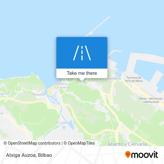 Atxiga Auzoa map