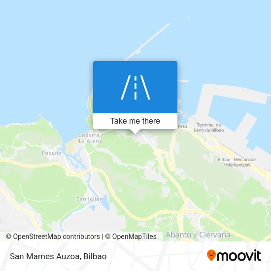 San Mames Auzoa map