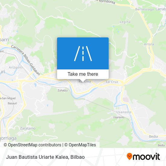 Juan Bautista Uriarte Kalea map
