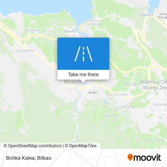 Botika Kalea map