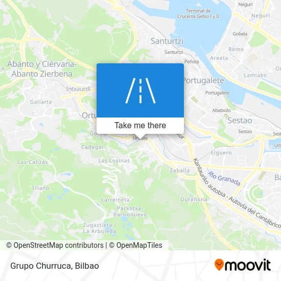 Grupo Churruca map