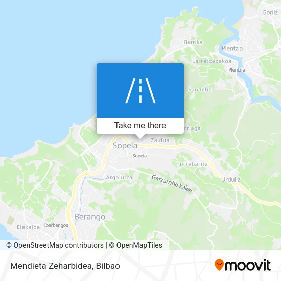 Mendieta Zeharbidea map