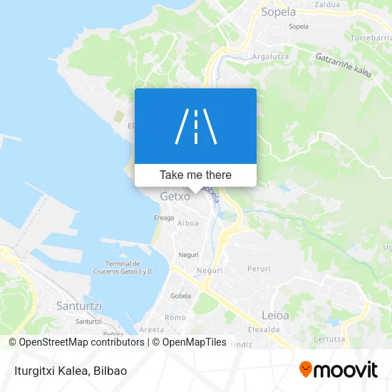 mapa Iturgitxi Kalea