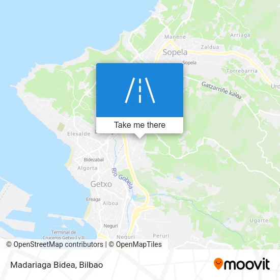 Madariaga Bidea map
