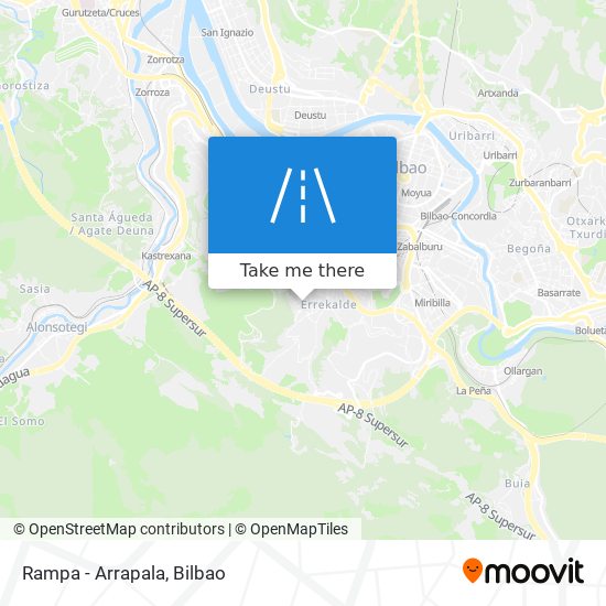 mapa Rampa - Arrapala