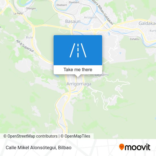 Calle Mikel Alonsótegui map