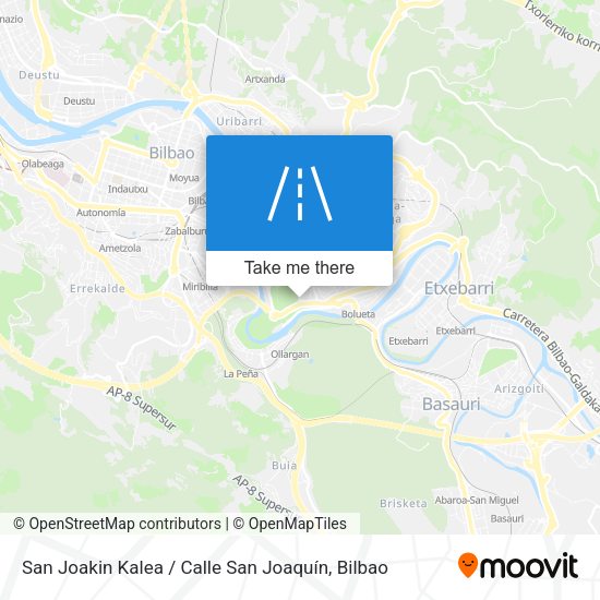 San Joakin Kalea / Calle San Joaquín map