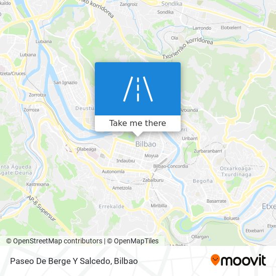 Paseo De Berge Y Salcedo map