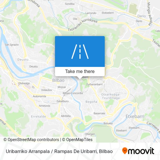 Uribarriko Arranpala / Rampas De Uribarri map