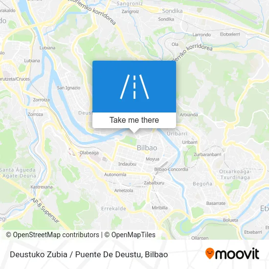 Deustuko Zubia / Puente De Deustu map