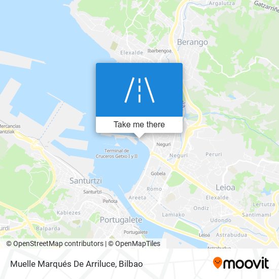 mapa Muelle Marqués De Arriluce