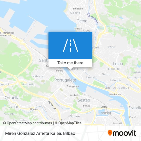 Miren Gonzalez Arrieta Kalea map