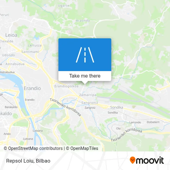 Repsol Loiu map