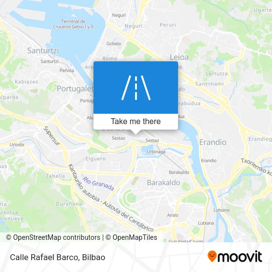 Calle Rafael Barco map
