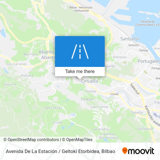 Avenida De La Estación / Geltoki Etorbidea map