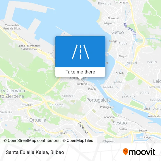 Santa Eulalia Kalea map