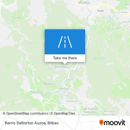 Barrio Salliortún Auzoa map