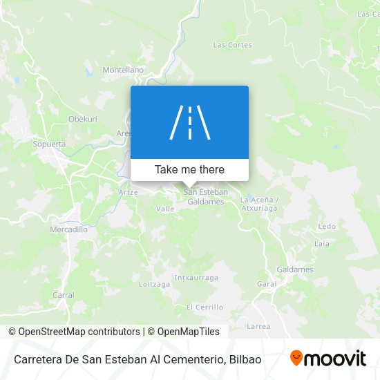 Carretera De San Esteban Al Cementerio map