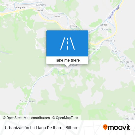 Urbanización La Llana De Ibarra map